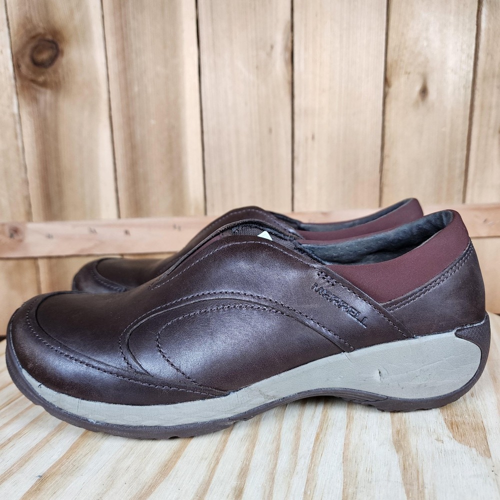 Merrell Encore Q2 Shoes Womens Size‎ 7.5 Espresso Brown Leather Q Form 2 J45796